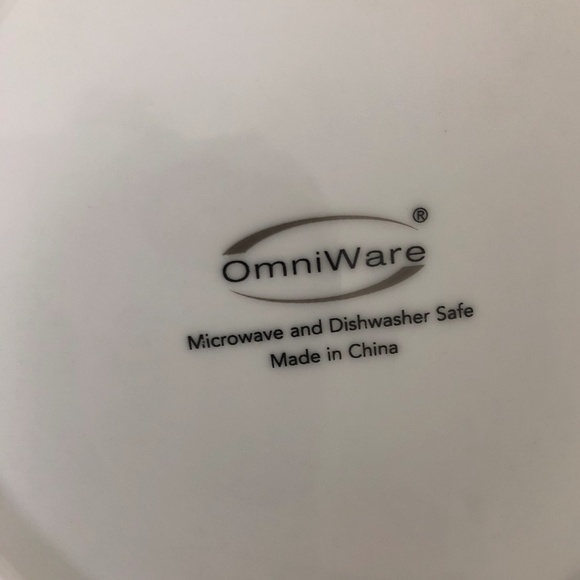 NWT Vintage MCM 6” Christmas Plates w/ Christmas Trees White/Green/Red - Picture 5 of 6